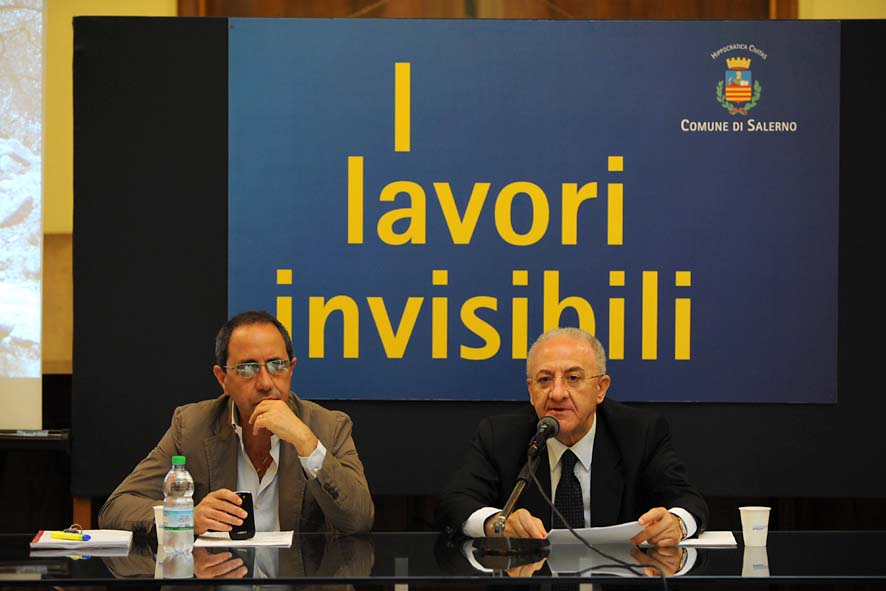  "Le opere invisibili". Il Sindaco De Luca ha presentato gli interventi del Comune sulla rete fognaria. S
