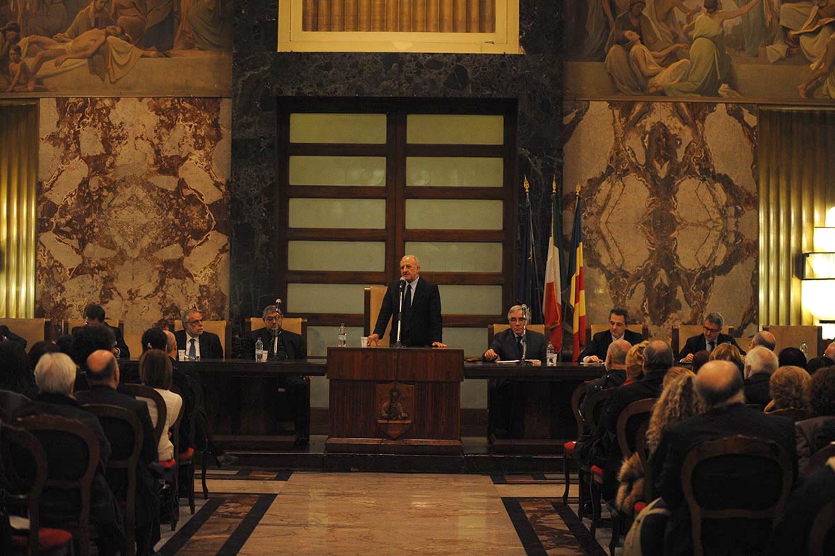   Il Sindaco De Luca alla presentazione del volume "La sorpresa di Papa Francesco" di Andrea Riccardi
