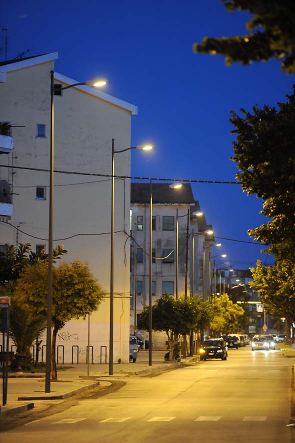   via Mauri: inaugurazione del nuovo impianto di pubblica illuminazione. 18 settembre 2009
