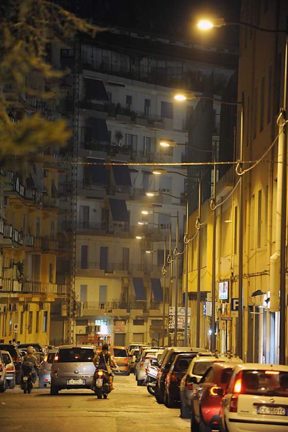   Con il Sindaco De Luca inaugurazione nuovo impianto di pubblica illuminazione in via S.Giovanni Bosco e limitrofe, Salerno, 14 settembre 2011
