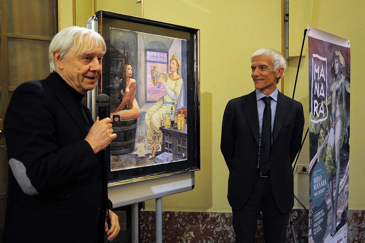   A Palazzo Fruscione la mostra "Mulieres" di Milo Manara

