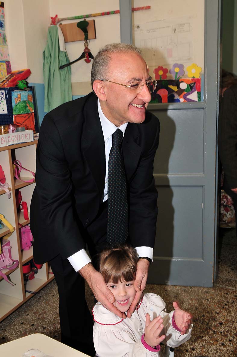   Il Sindaco incontra gli alunni della scuola materna di via Savio in occasione della presentazione del nuovo programma di educazione alimentare
