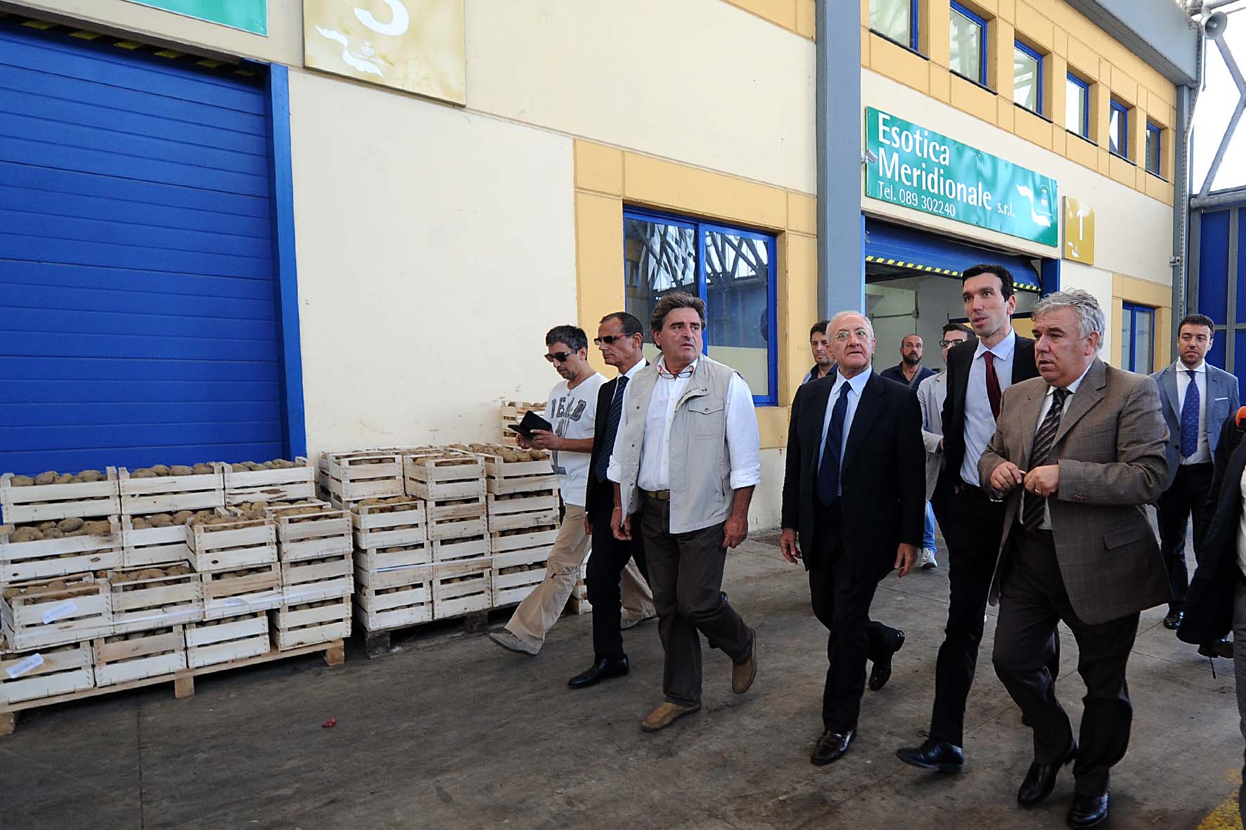   Il Ministro Maurizio Martina in visita al Centro Agroalimentare
