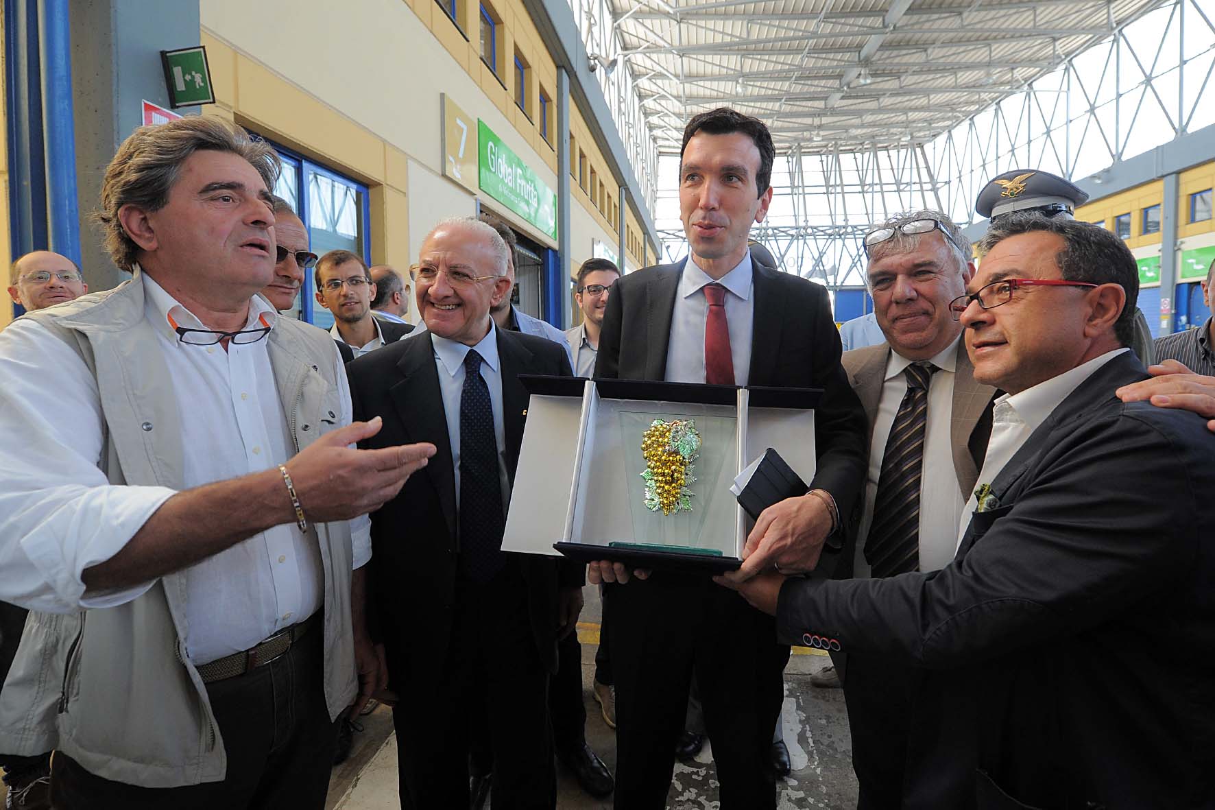   Il Ministro Maurizio Martina in visita al Centro Agroalimentare
