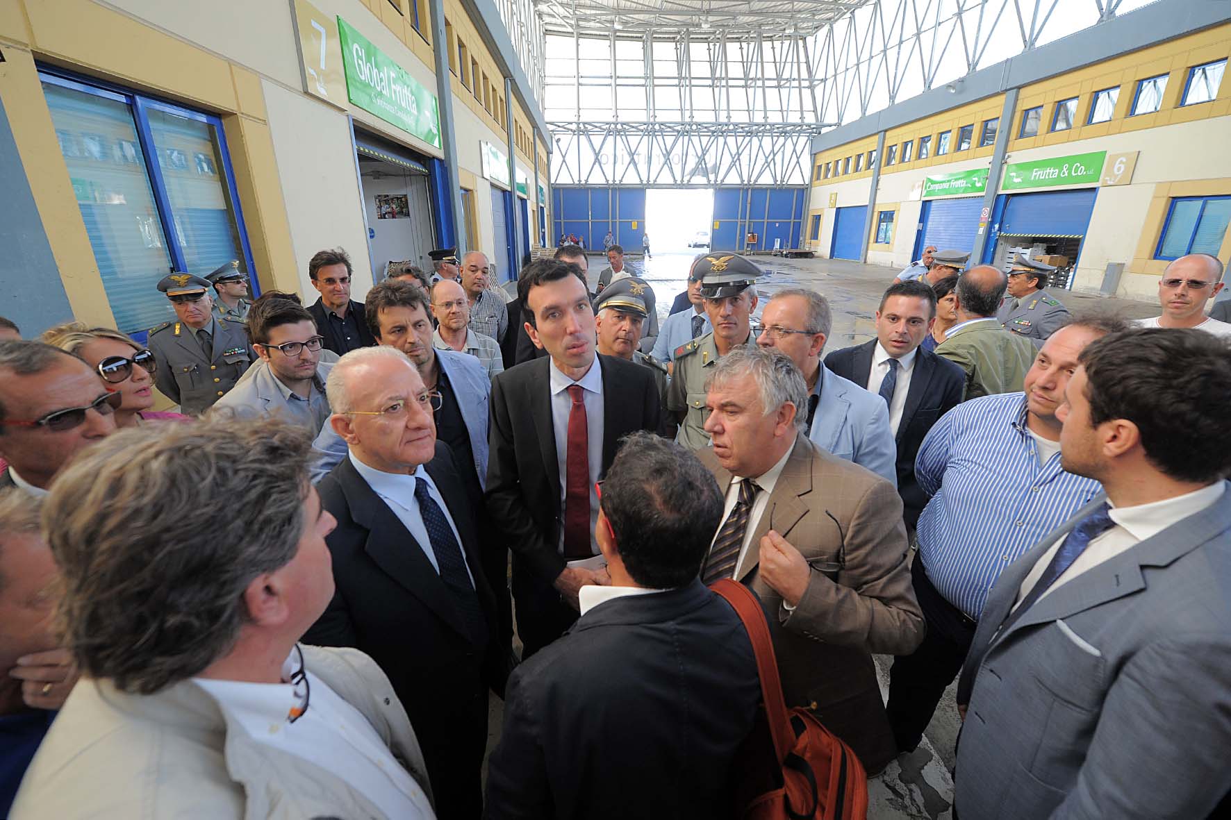   Il Ministro Maurizio Martina in visita al Centro Agroalimentare
