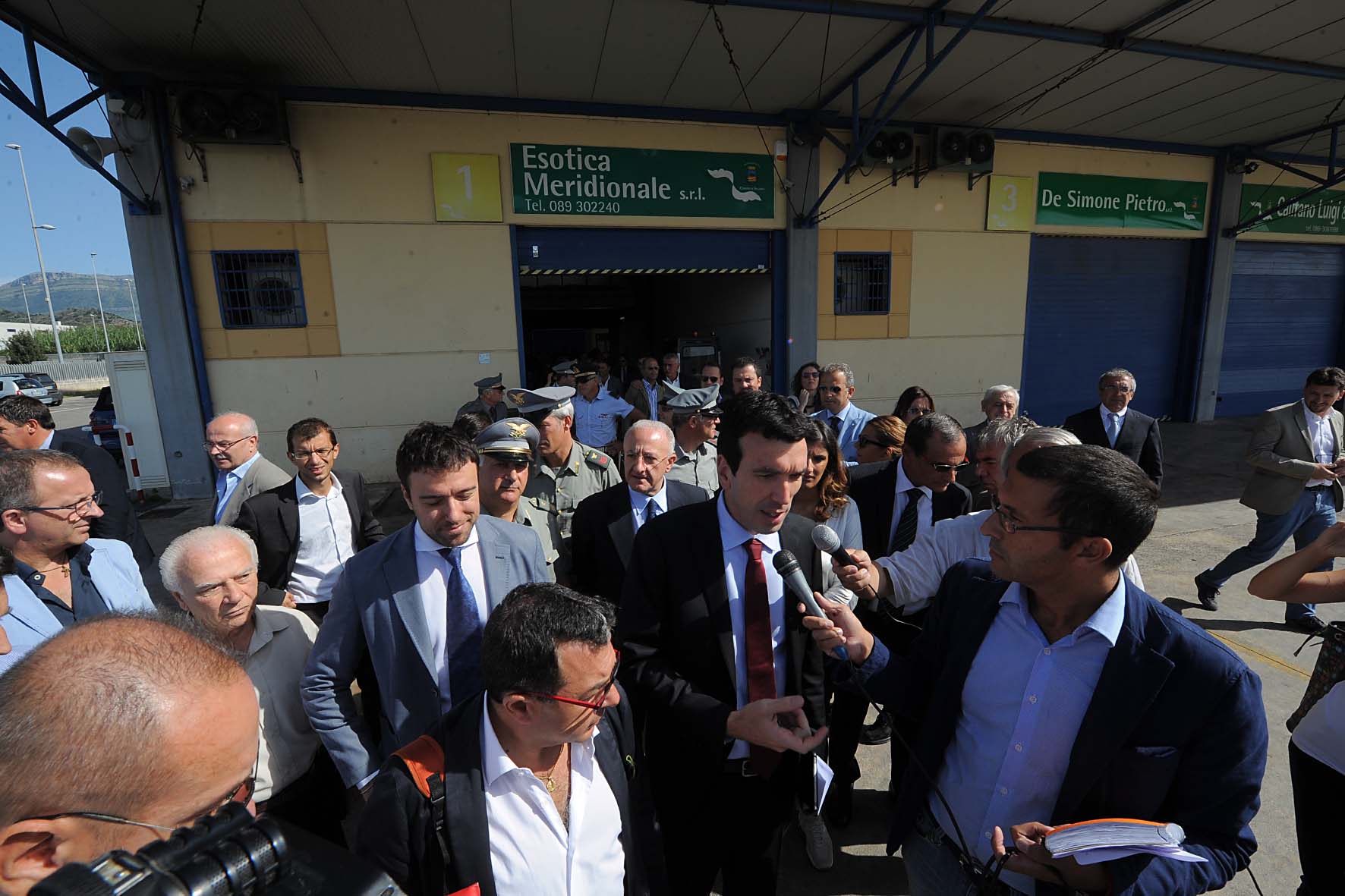   Il Ministro Maurizio Martina in visita al Centro Agroalimentare
