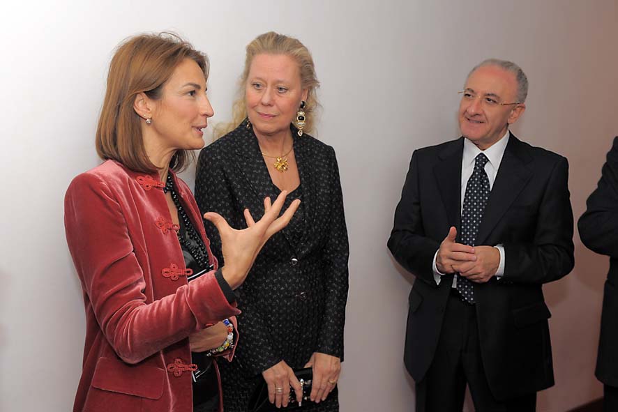   Al Teatro Verdi la seconda rappresentazione di Nabucco, venerdi' 11 dicembre 2009. Tra gli ospiti Luigi Mazzella e Carla Fendi
