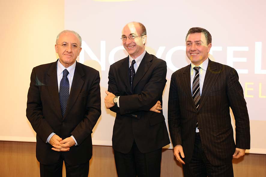   Inaugurazione del Novotel Salerno Est Arechi con il Sindaco Vincenzo De Luca. 25 gennaio 2011
