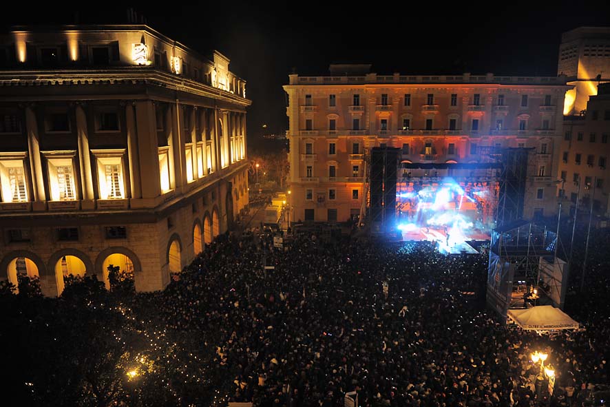   Salerno, Capodanno in Piazza Amendola, 31 dicembre 2010
