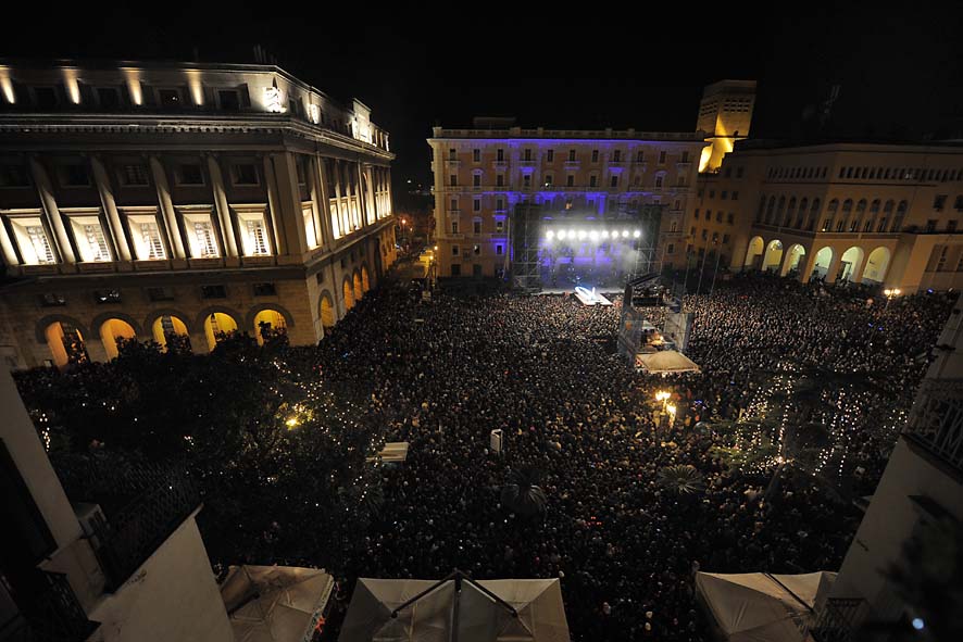   Salerno, Capodanno in Piazza Amendola, 31 dicembre 2010
