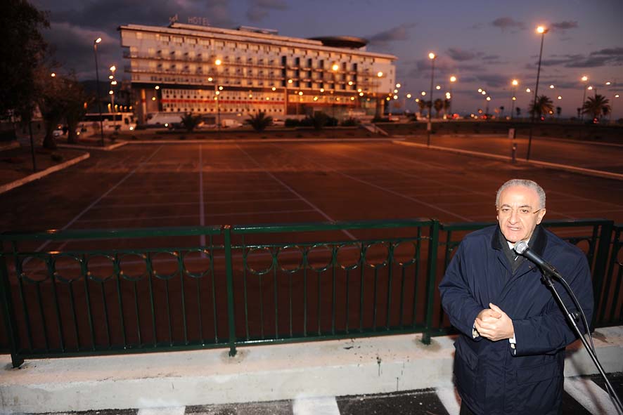   Il Sindaco De Luca inaugura il nuovo parcheggio Foce Irno.  Salerno, sabato 12 dicembre
