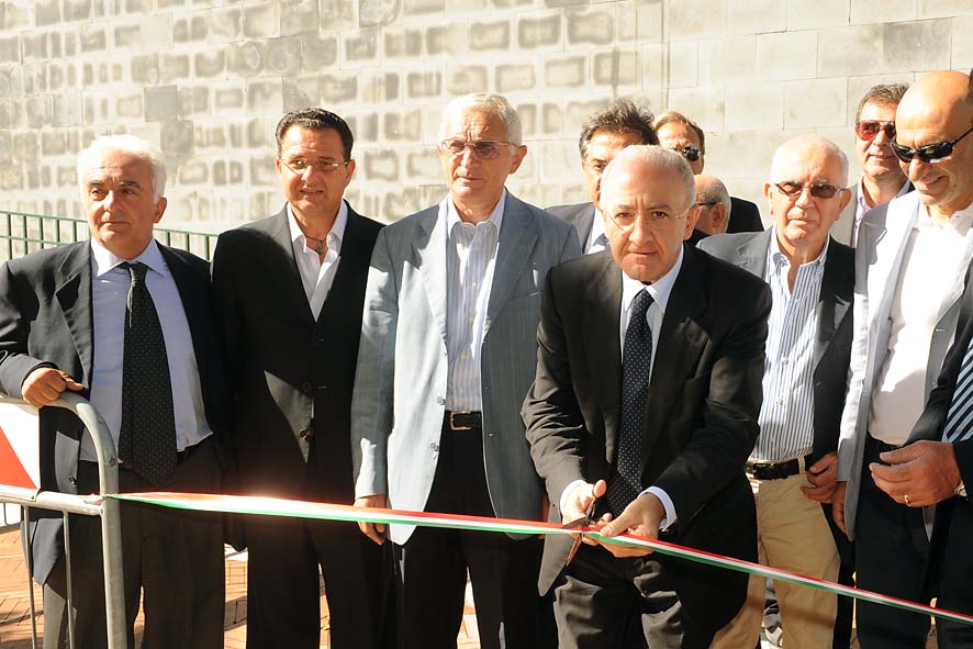   L'inaugurazione del Parco Irno con il Sindaco de Luca, sabato 11 settembre 2010
