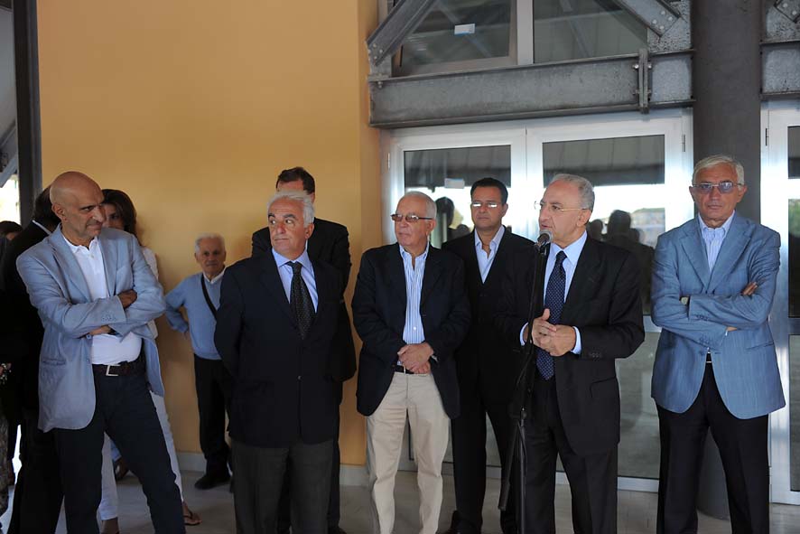   L'inaugurazione del Parco Irno con il Sindaco de Luca, sabato 11 settembre 2010
