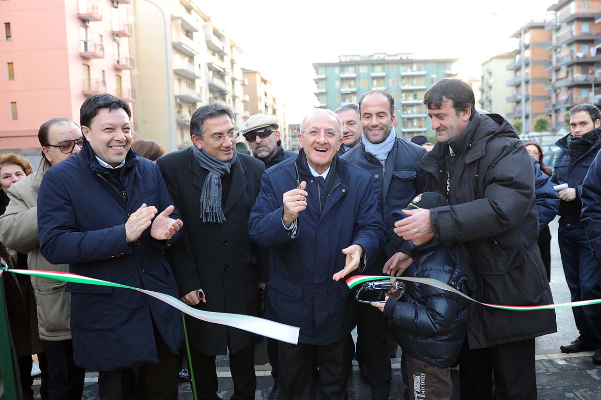   Inaugurazione giardini e strada in via Galloppo. Salerno, 18 dicembre 2010
