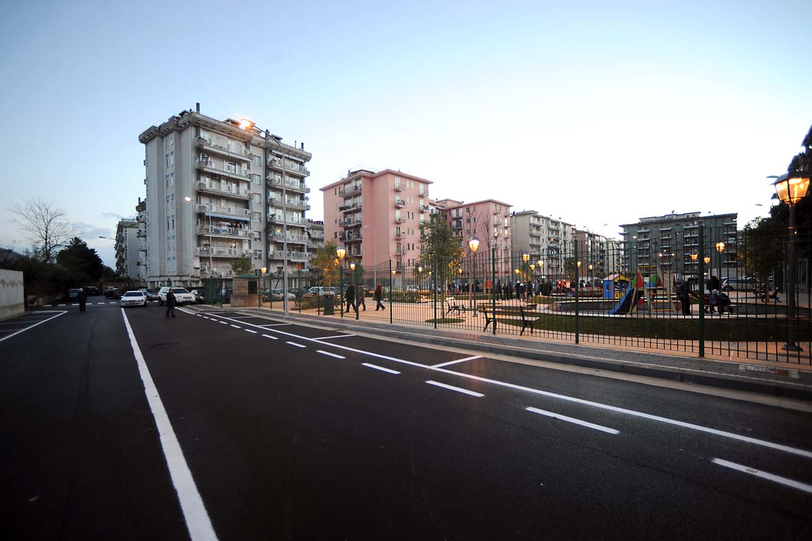   Inaugurazione giardini e strada in via Galloppo. Salerno, 18 dicembre 2010
