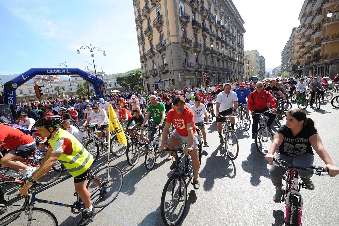   Pedalando per la citta'
