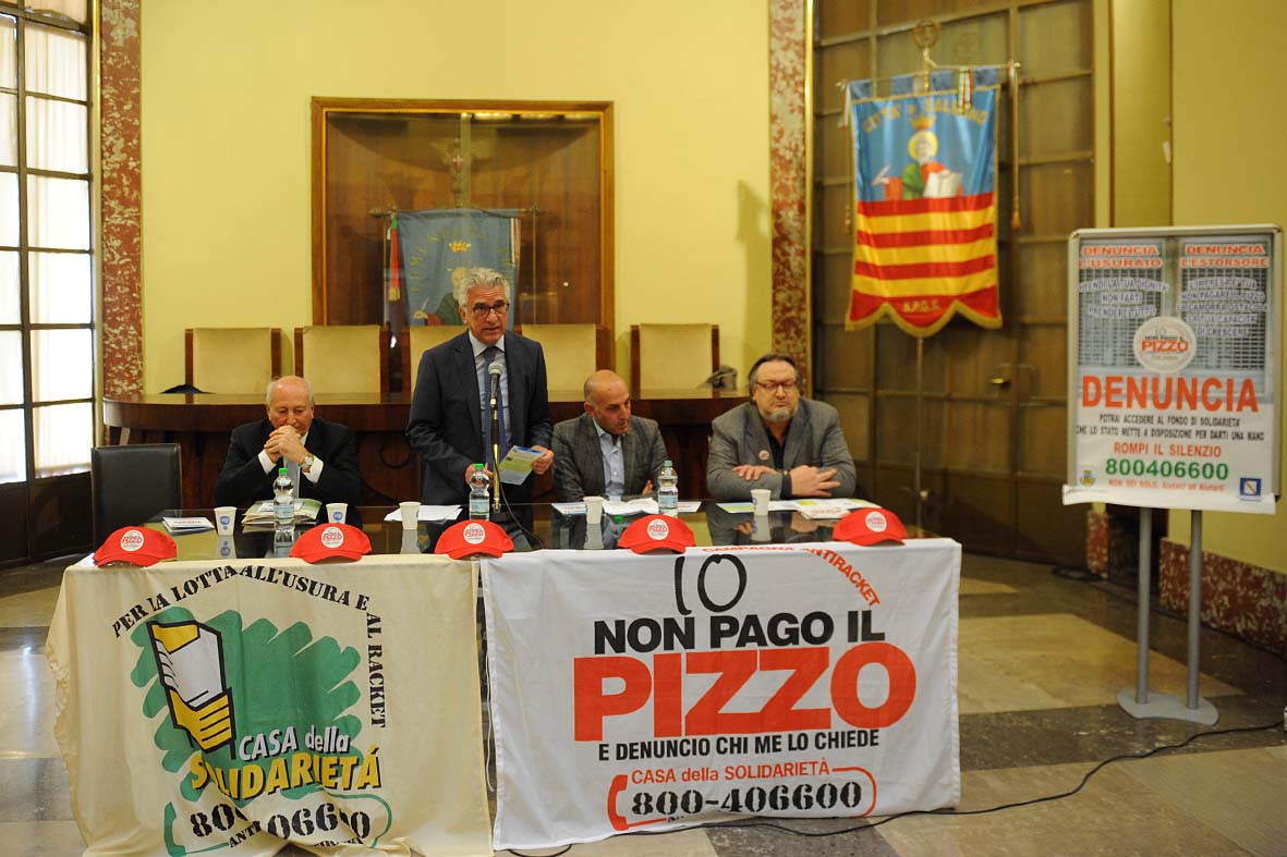   "Io non pago il pizzo", una campagna contro i crimini dell'usura e dell'estorsione
