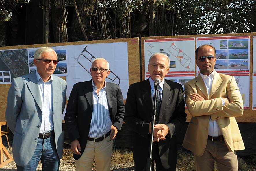   Al via i lavori per la realizzazione del Polo Cantieristica Nautica. Salerno, 13 settembre 2010
