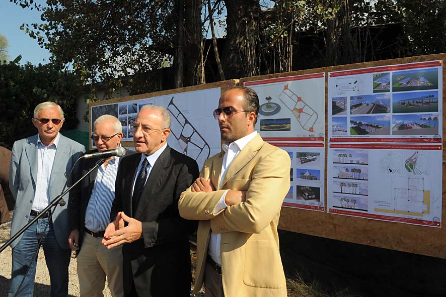   Al via i lavori per la realizzazione del Polo Cantieristica Nautica. Salerno, 13 settembre 2010
