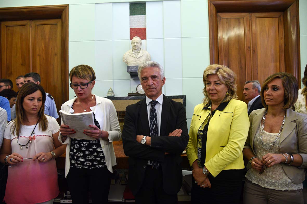   La proclamazione del Sindaco Vincenzo Napoli
