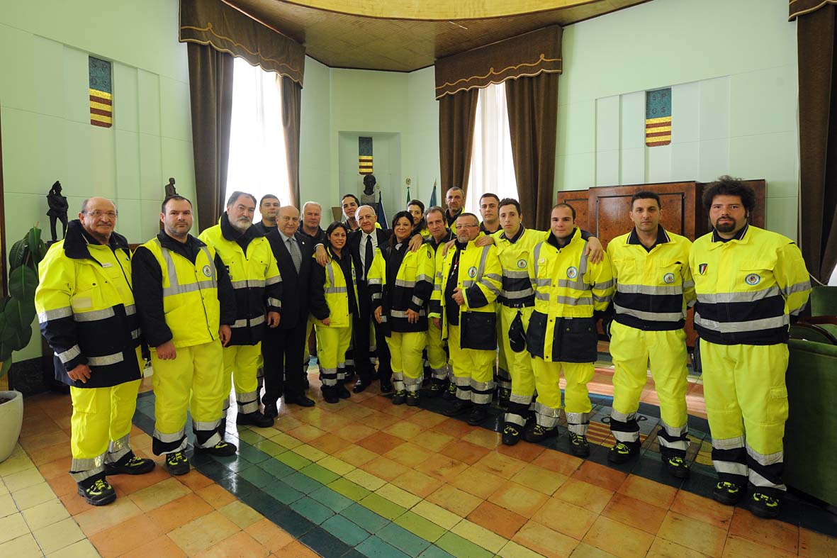   Il Sindaco De Luca incontra i volontari della Protezione Civile
