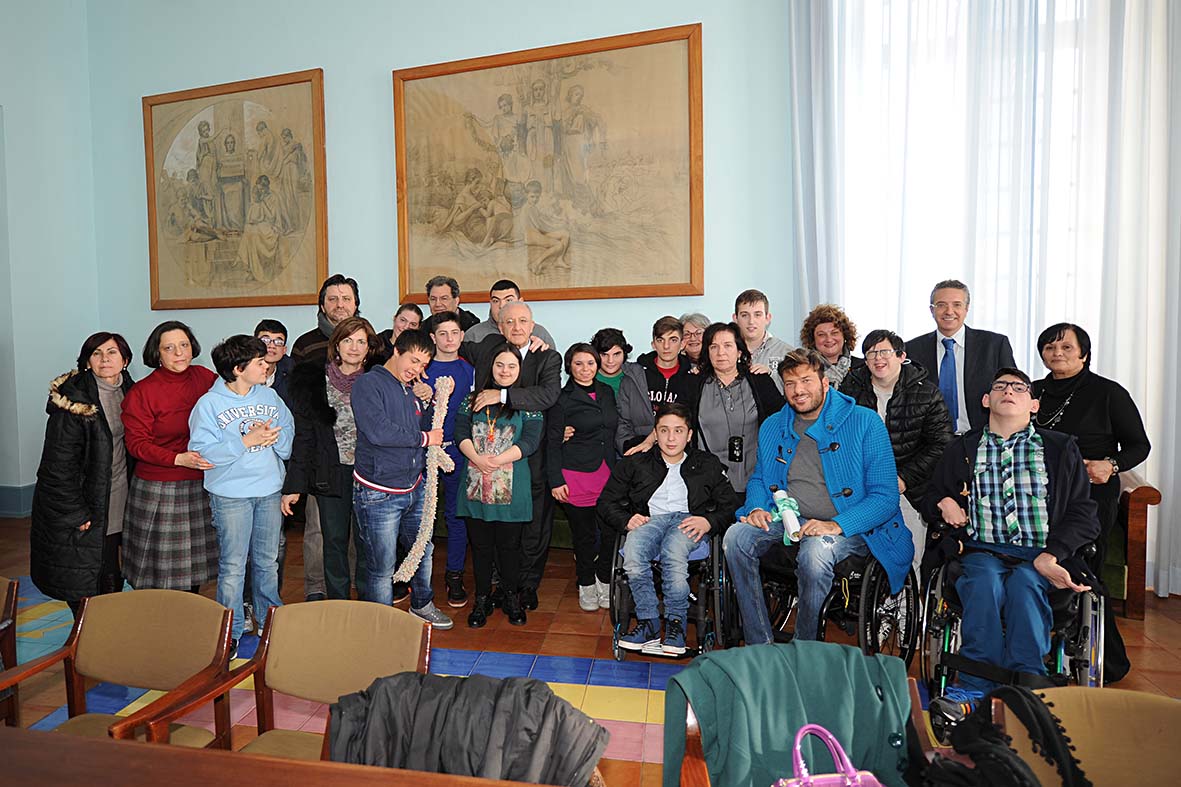   Il Sindaco De Luca incontra gli studenti disabili dell'Istituto Focaccia
