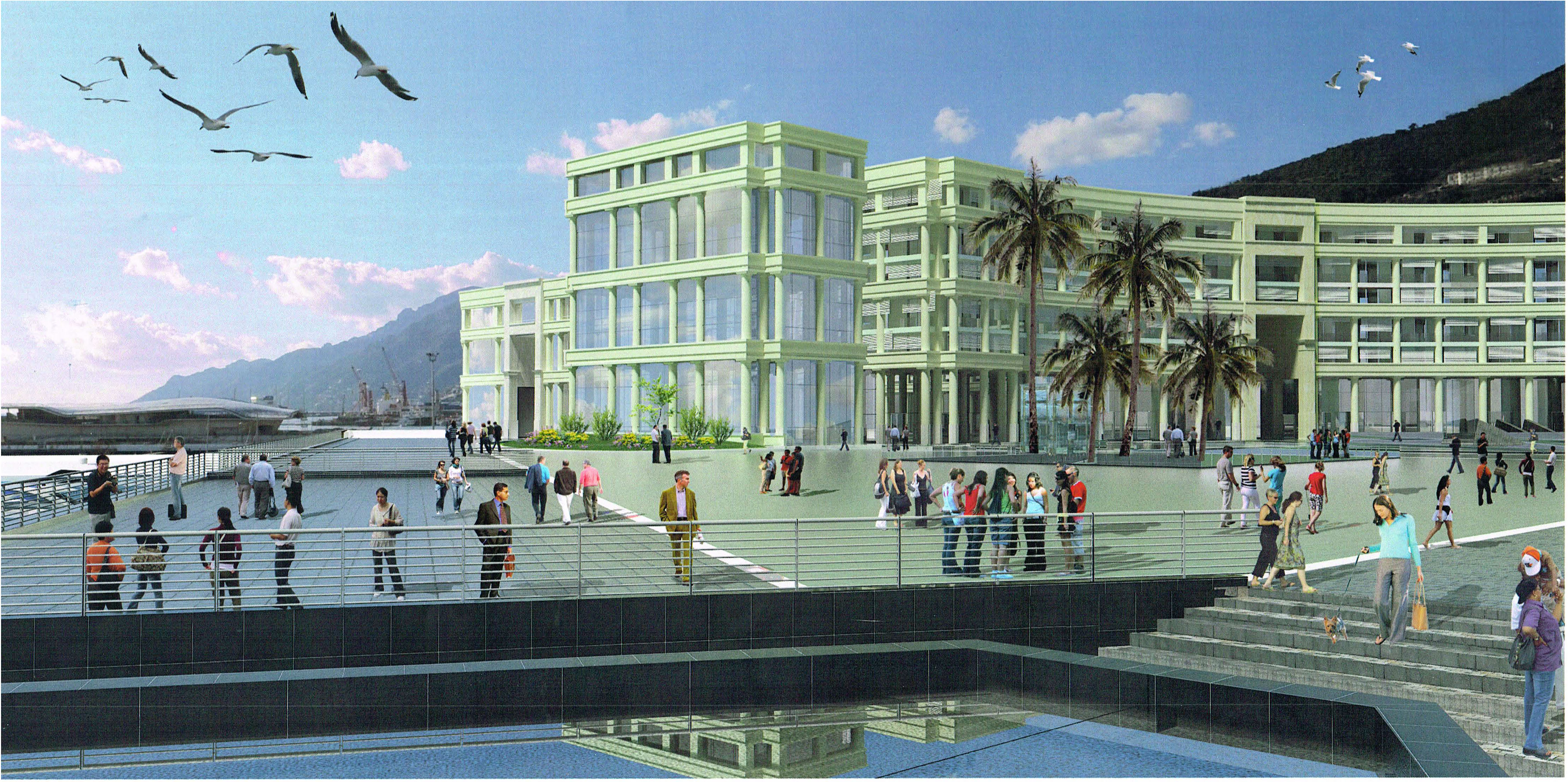   Piazza della Liberta' ed il Crescent
