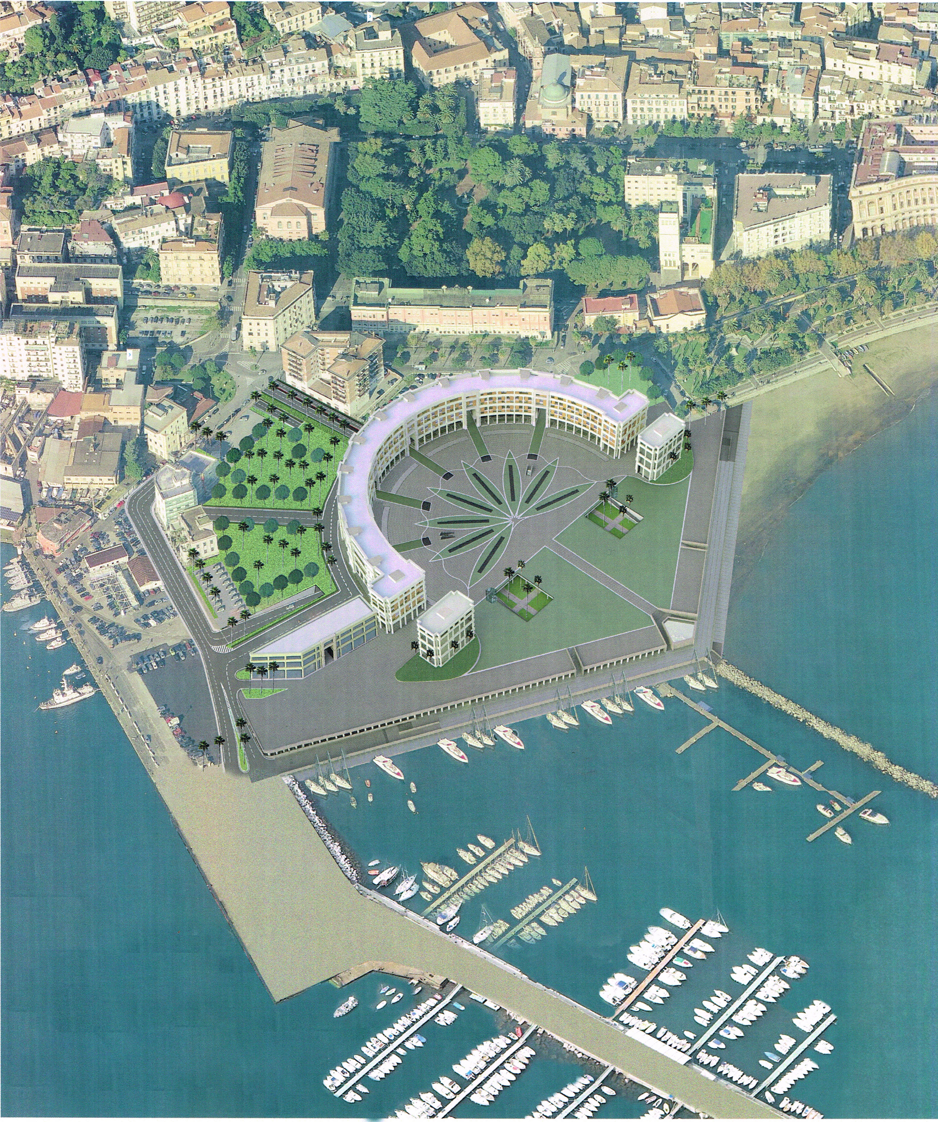   Piazza della Liberta' ed il Crescent
