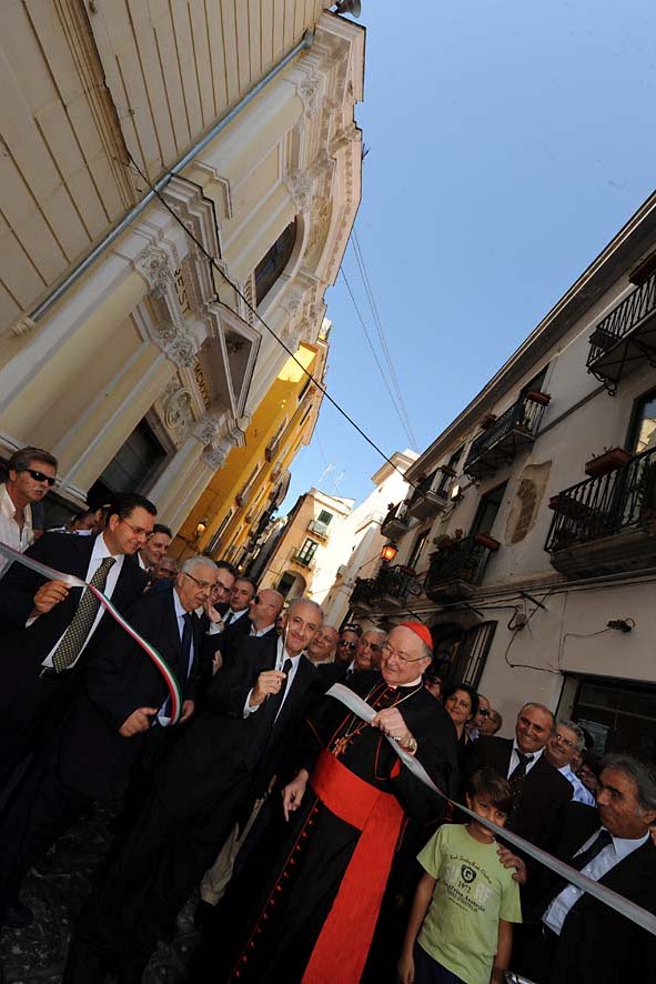   Inaugurazione del nuovo arredo urbano in piazza San'Agostino. 19 settembre 2009
