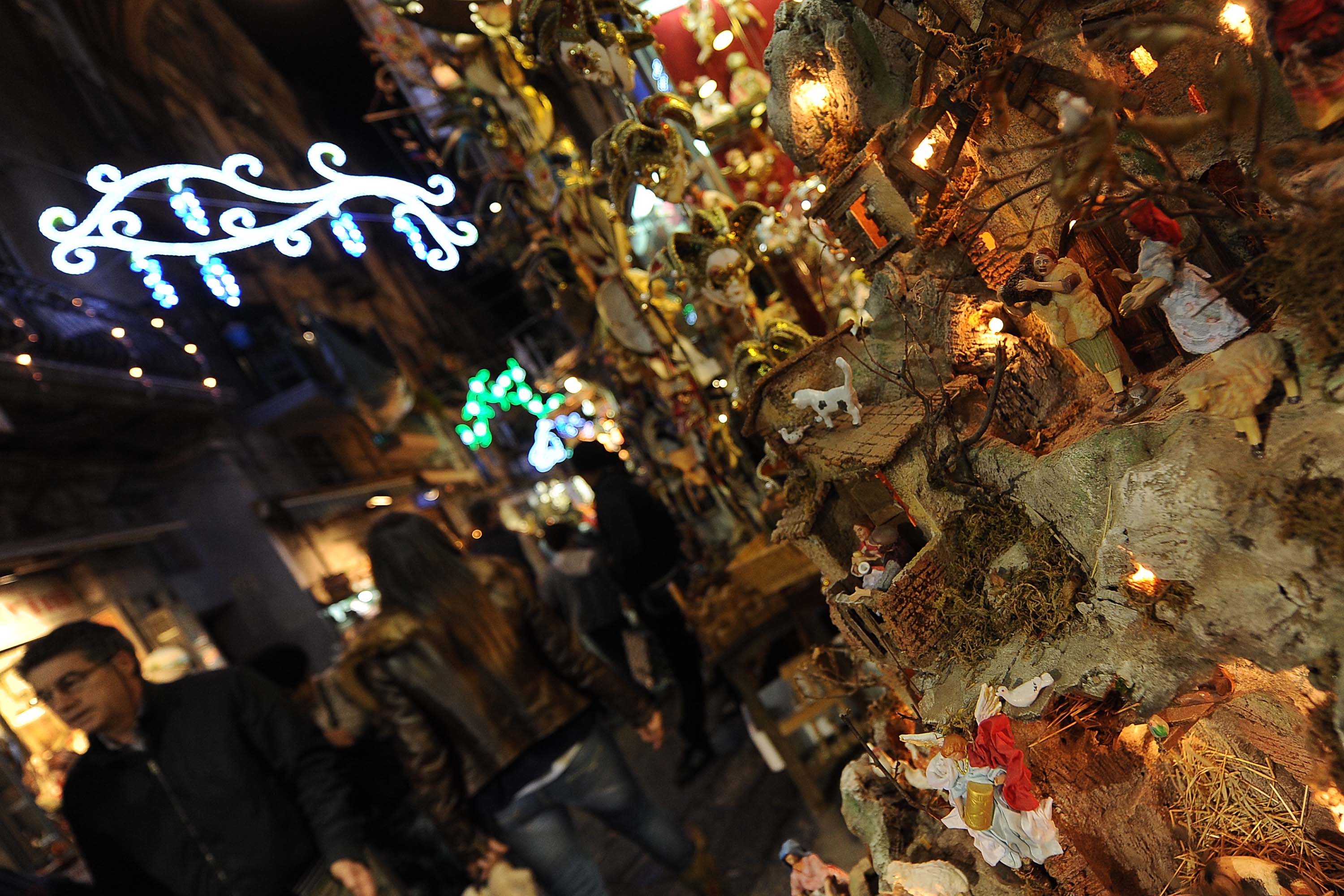   Luci d'artista di Salerno a San Gregorio Armeno
