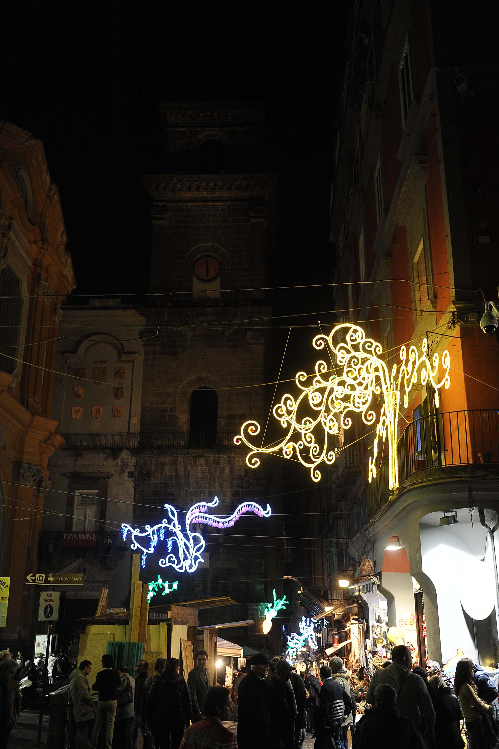   Luci d'artista di Salerno a San Gregorio Armeno
