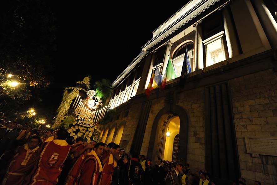   La Processione Solenne in onore di San Matteo. 21 Settembre 2009
