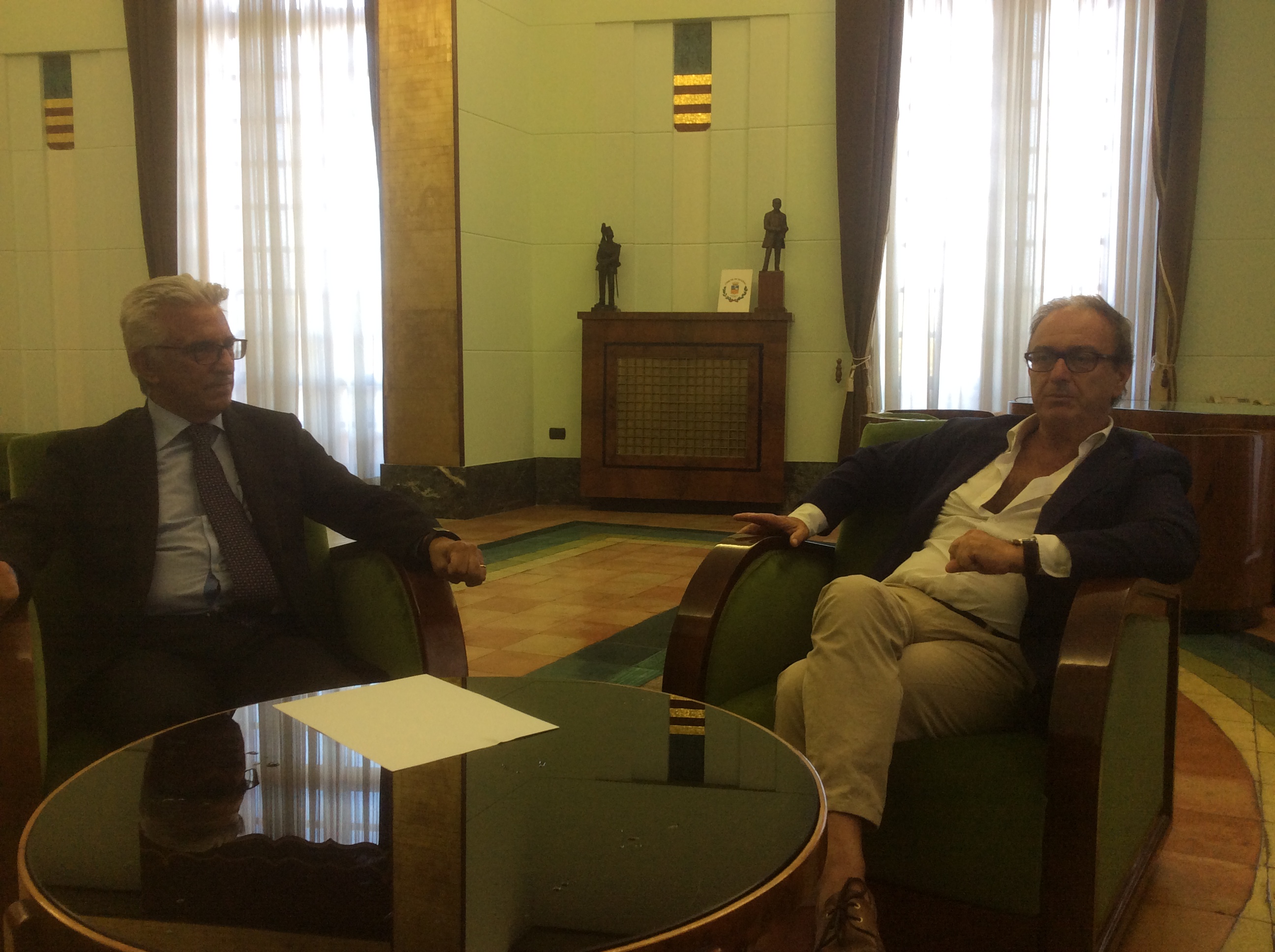   Incontro tra il Sindaco Napoli e il Commissario Asl Postiglione
