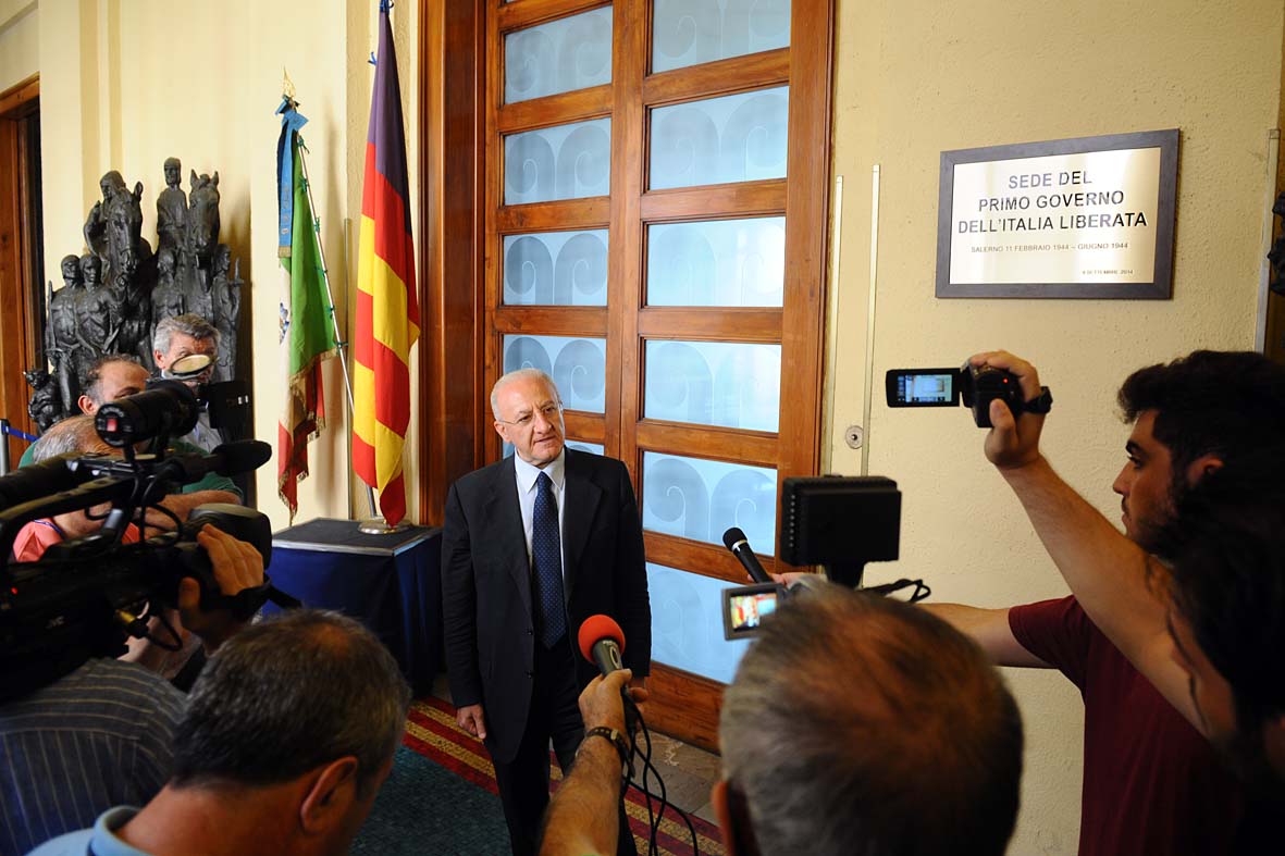   Scoperta targa commemorativa di Salerno Capitale
