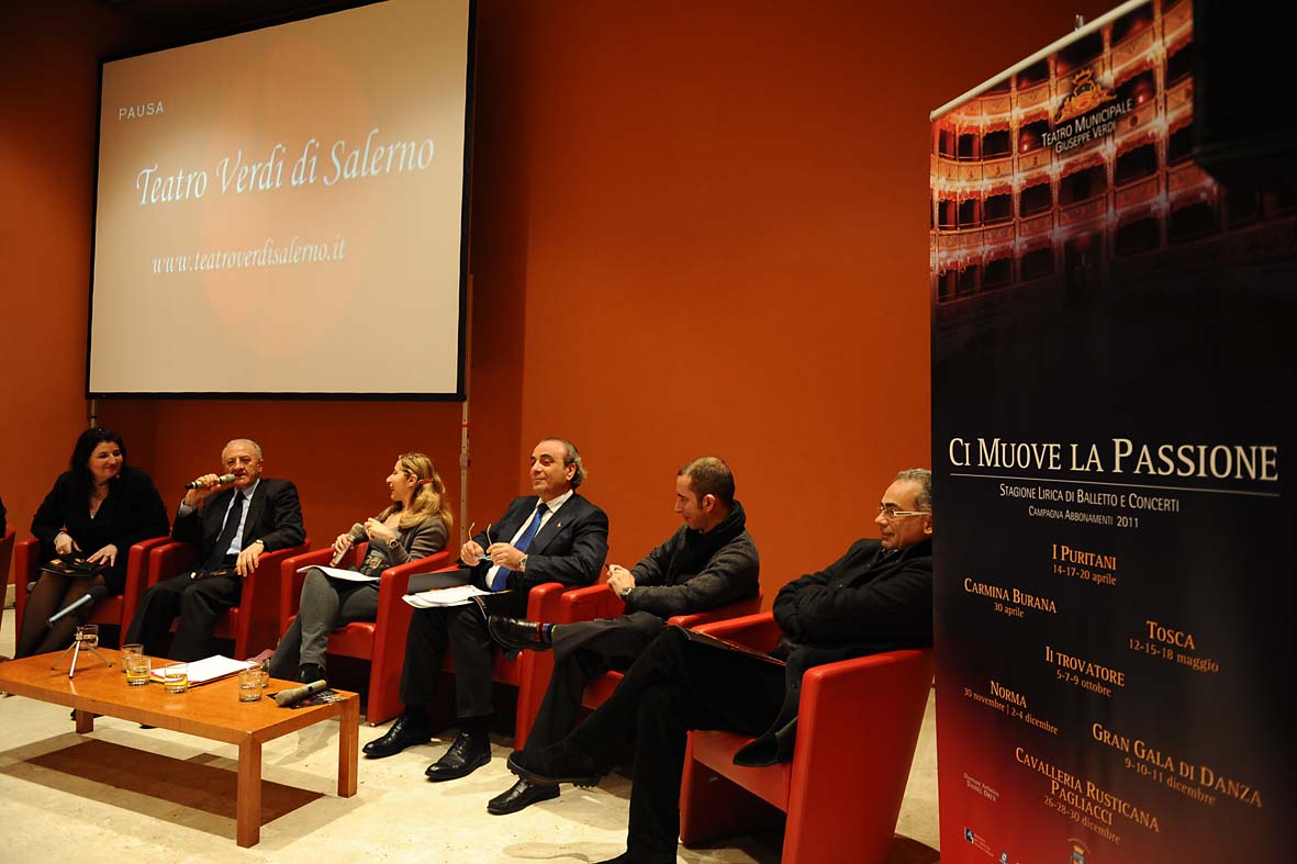   Teatro Municipale Giuseppe Verdi: Presentazione della Stagione Lirica di Balletto e Concerti 2011. Roma, Auditorium Parco della Musica, 14 marzo 2011
