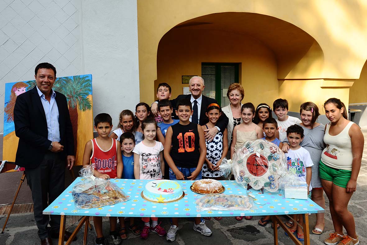   Salerno Citt? Educativa, visita del Sindaco e V. Ministro De Luca ai laboratori estivi
