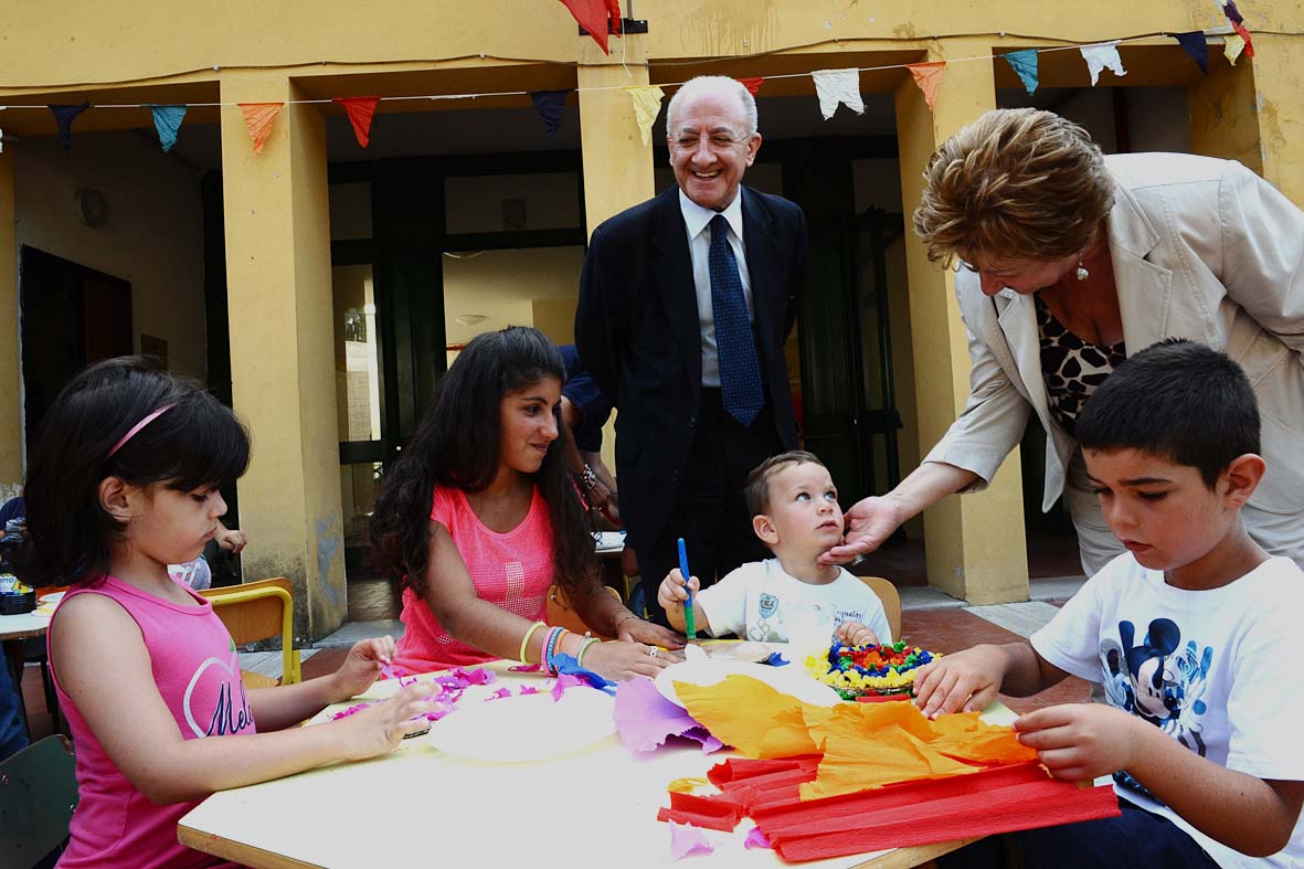   Salerno Citt? Educativa, visita del Sindaco e V. Ministro De Luca ai laboratori estivi
