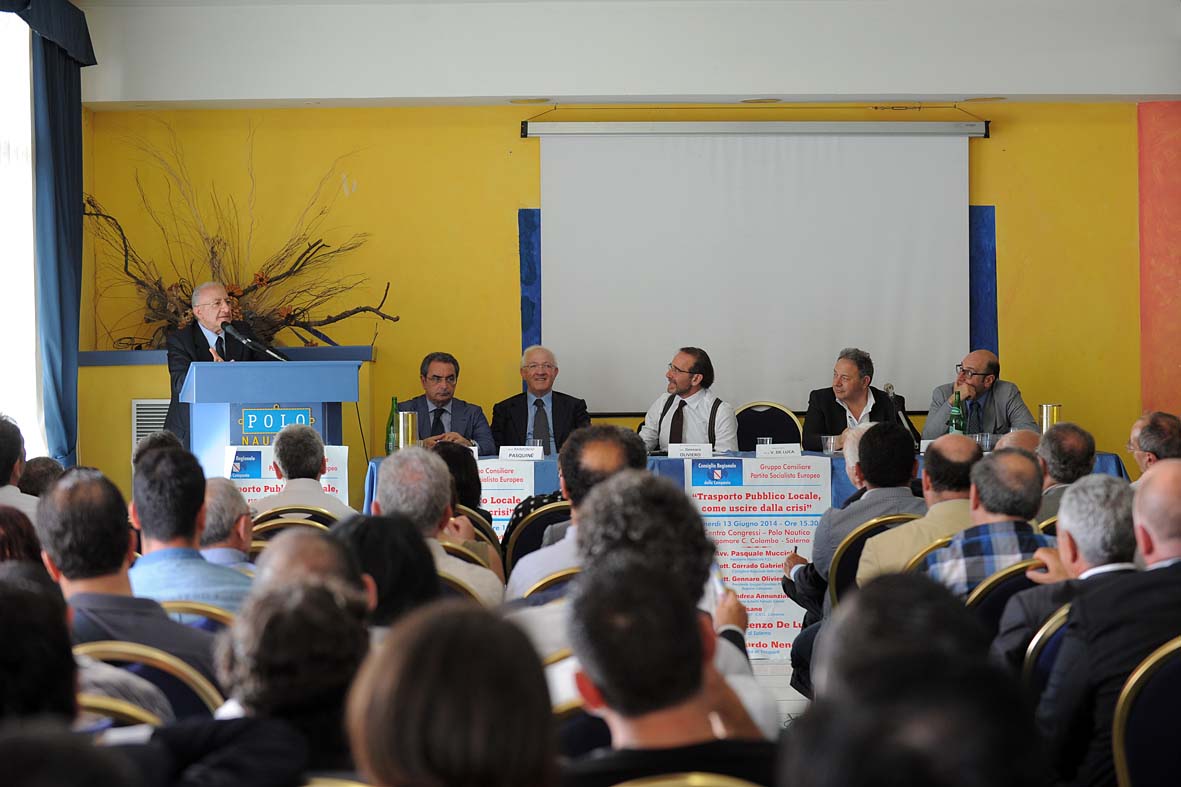   Il Sindaco De Luca al convegno "Trasporto Pubblico Locale, come uscire dalla crisi"
