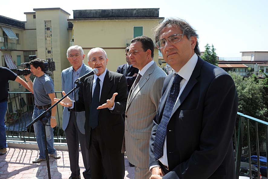   Ampliamento, adeguamento e messa in sicurezza della curva di via Salvatore Calenda. 29 giugno 2010
