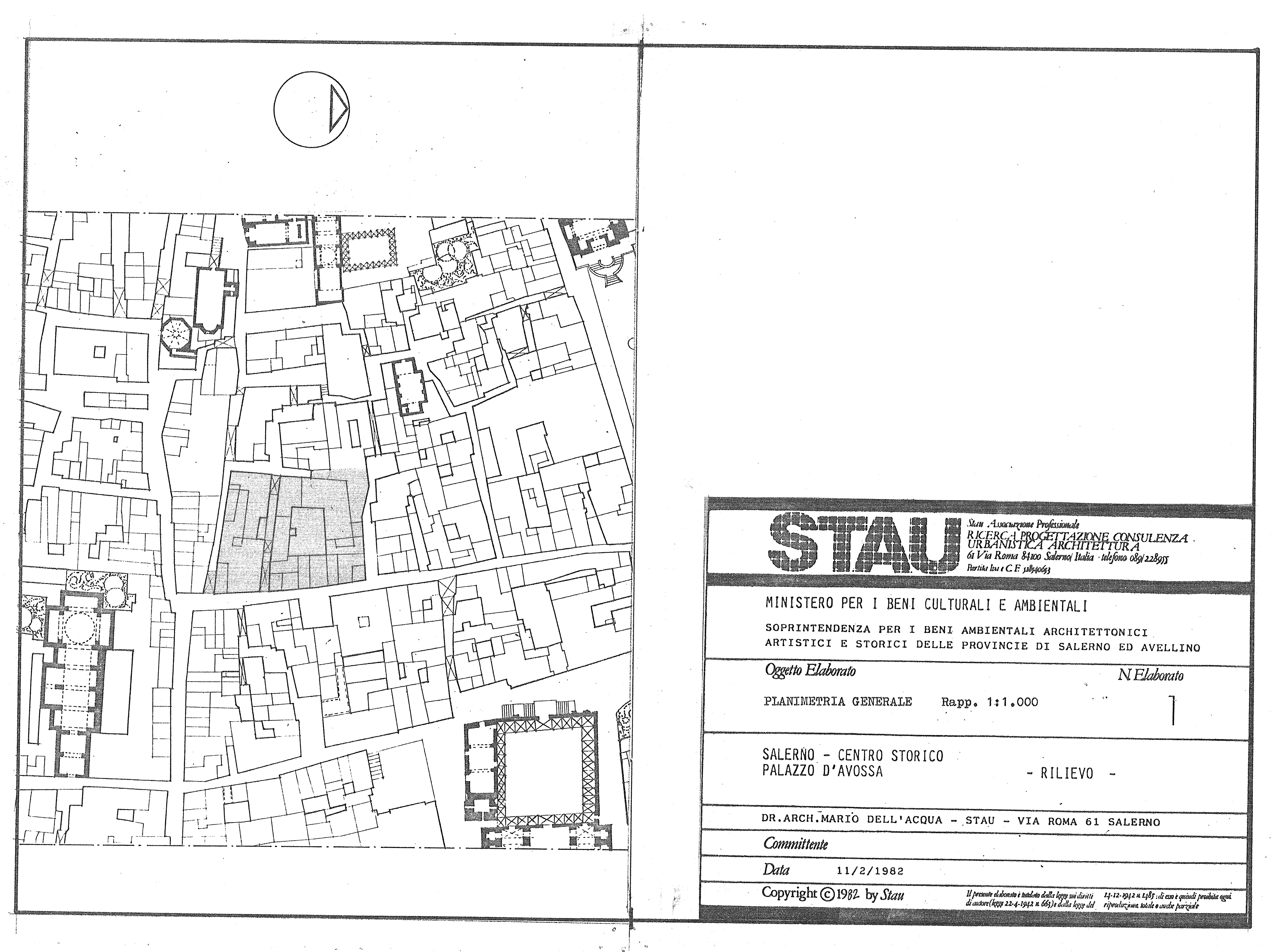   Planimetria di inquadramento
