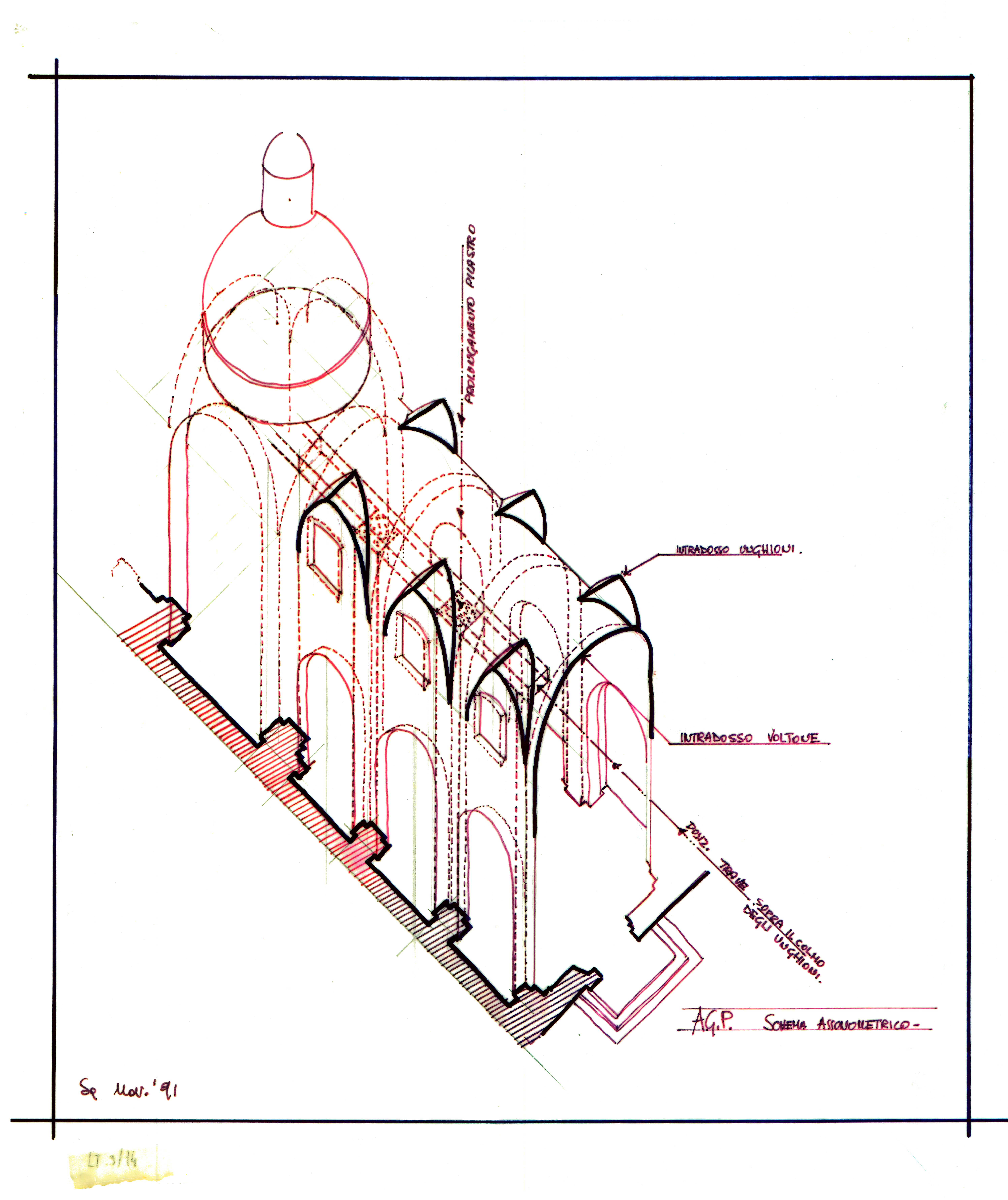   Schema assonometrico
