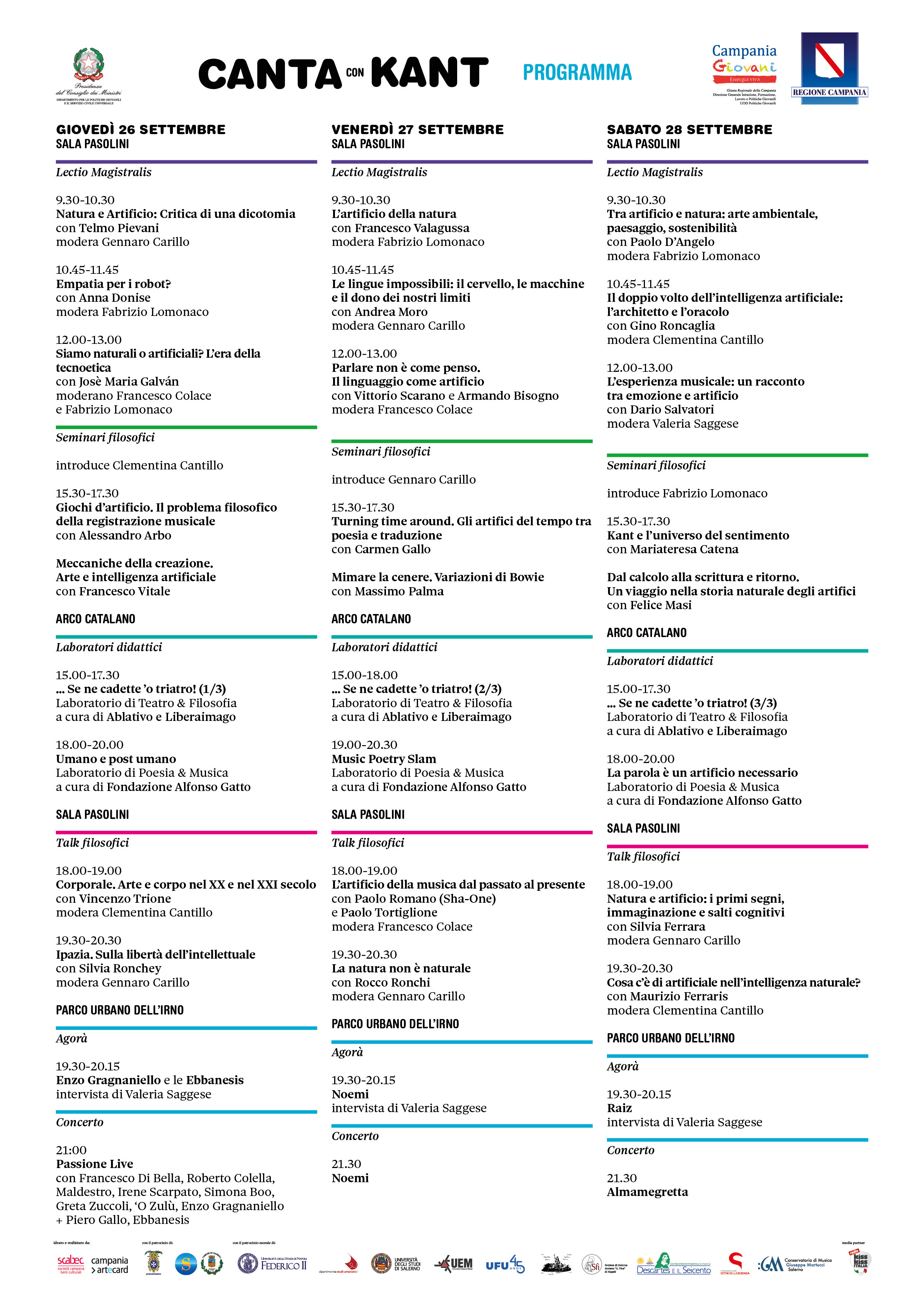   Programma
