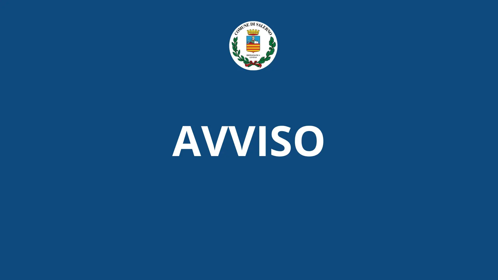 Avviso scuola chiusa